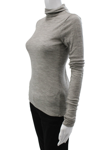 Los Angeles Atelier + Other Stories Women Gray Wool Turtleneck Pullover Size XS
