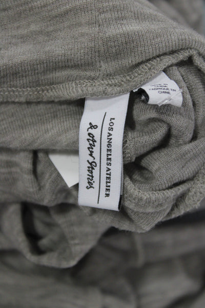 Los Angeles Atelier + Other Stories Women Gray Wool Turtleneck Pullover Size XS