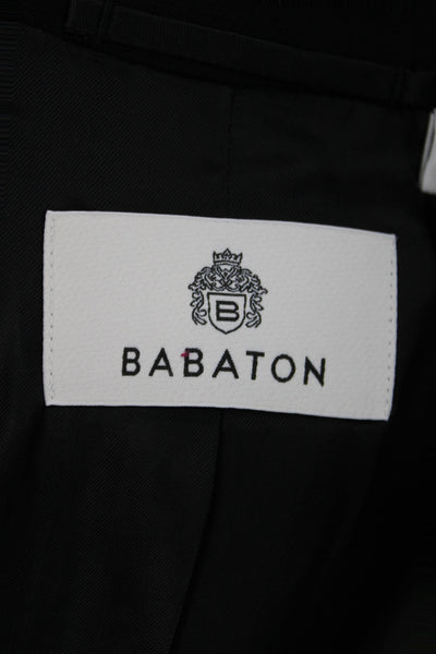 Babaton Women Black Basic Jacket Long Sleeve 61% Recycled Polyester Size 2XS