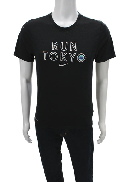 Nike Men's Basic Black Graphic Tokyo T-Shirt Size S