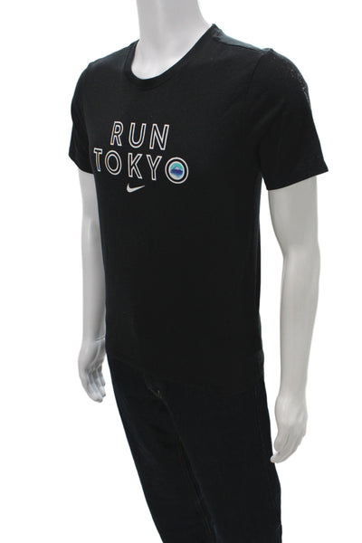 Nike Men's Basic Black Graphic Tokyo T-Shirt Size S