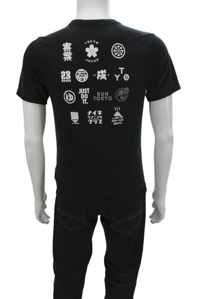 Nike Men's Basic Black Graphic Tokyo T-Shirt Size S