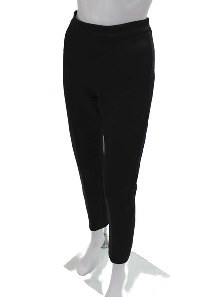 Max Mara Women Black Viscose Ankle Pants Size 8