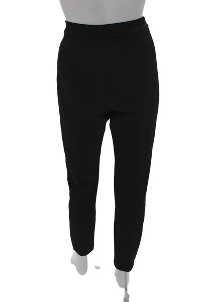 Max Mara Women Black Viscose Ankle Pants Size 8
