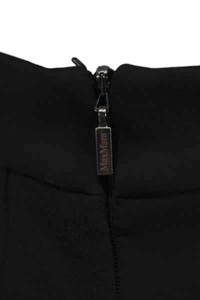 Max Mara Women Black Viscose Ankle Pants Size 8