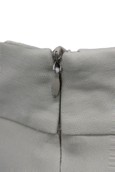 Giorgio Armani Women Beige Dress Pants Zip 55% Triacetate Size 44