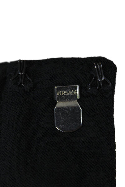 Versace Women Black Dress Pants Size 48