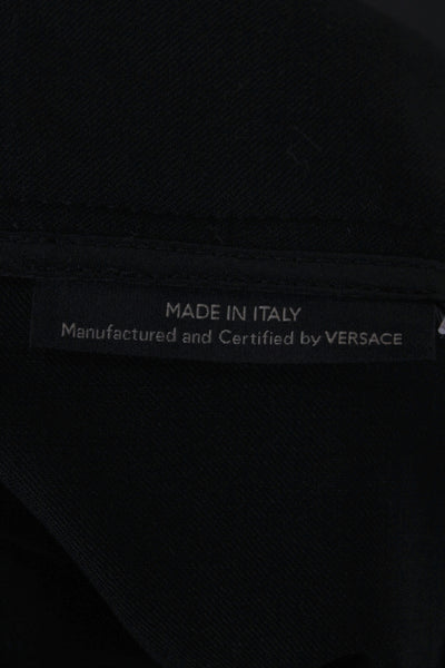 Versace Women Black Dress Pants Size 48