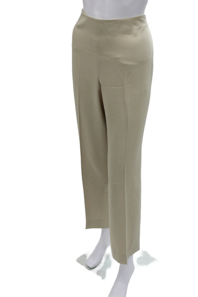 Peace of Cloth Women Dress Pants Beige Zip Classic Size 10
