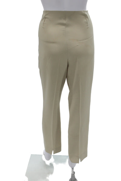 Peace of Cloth Women Dress Pants Beige Zip Classic Size 10