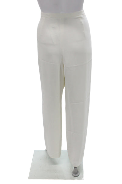 Giorgio Armani Womens White Dress Pants Size 48