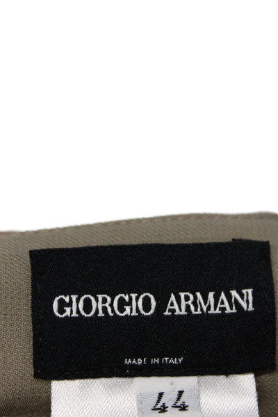 Giorgio Armani Women Dress Pants Beige Wool Solid Size 44