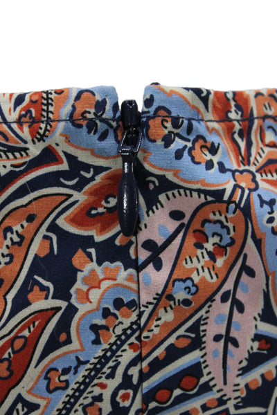 Veronica Beard Women Paisley V Neck Camisole Zip Multicolor Size 0