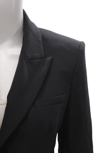 Veronica Beard Women Basic Jacket Navy Blue Button Long Sleeve Classic Size 0