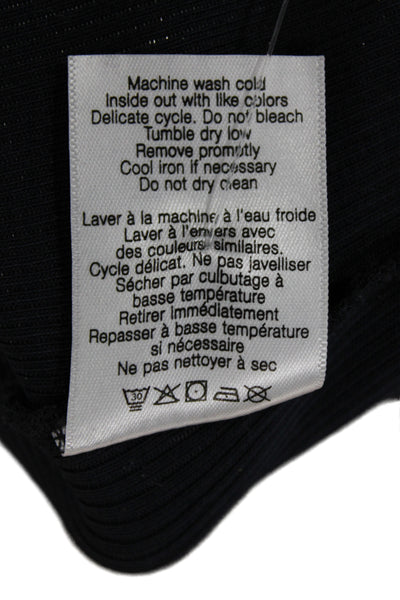 Veronica Beard Womens Black Bodycon Maxi Collared Sleeveless Dress Size XS