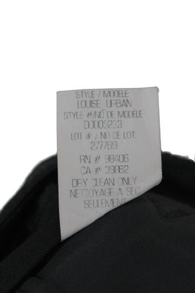 Theory Womens Dress Pants Gray Polyester Button Closure Business Size 4