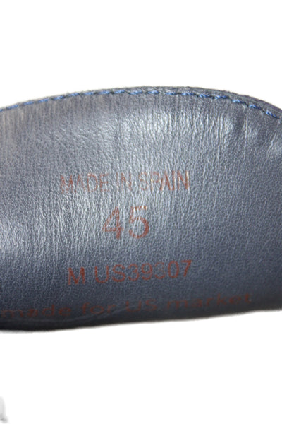 Loro Piana Mens Suede Slip On Espadrilles Navy Size 45 15