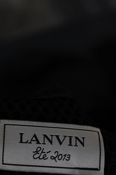 Lanvin Womens Fit & Flare Black Dress Size 42