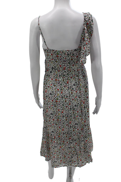 Club Monaco Women A-Line Floral V-Neck Sleeveless Dress Multicolor Size 0