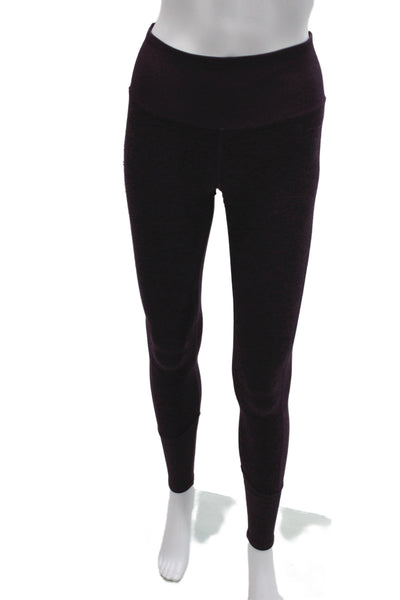 Alo Yoga Womens Ankle Leggings Purple Athleisure Size XS