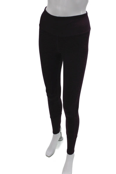 Alo Yoga Womens Ankle Leggings Purple Athleisure Size XS