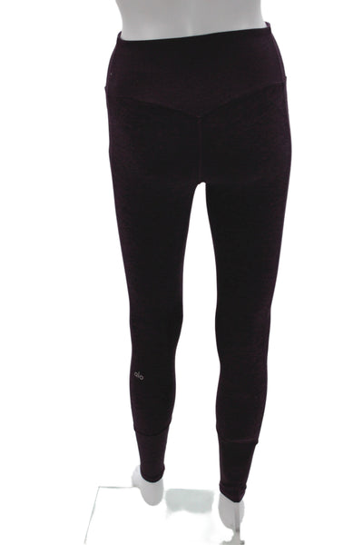 Alo Yoga Womens Ankle Leggings Purple Athleisure Size XS