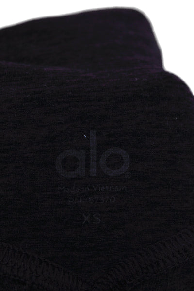 Alo Yoga Womens Ankle Leggings Purple Athleisure Size XS