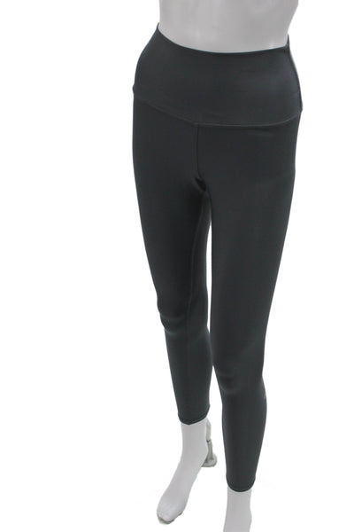 Alo Womens Ankle Leggings Black Synthetic Athleisure Size XS