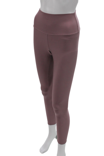 Alo Womens Ankle Leggings Purple Pull On Synthetic Size XS