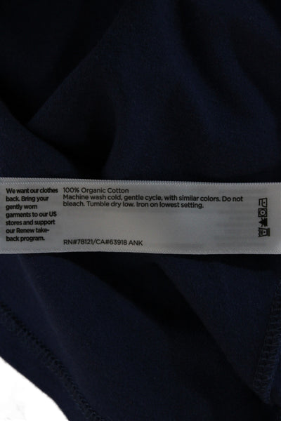 Eileen Fisher Women Sleeveless Scoop Neck Organic Cotton Tank Blue Size 2XL