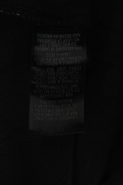 Zegna Sport Men Basic Black Cotton T-Shirt Size XL
