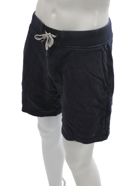 Marc By Marc Jacobs Mens Sweat Shorts Blue Cotton Drawstring Casual Size M