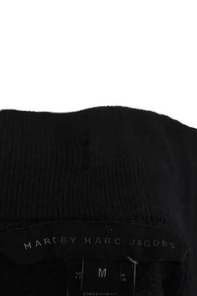Marc By Marc Jacobs Mens Sweat Shorts Blue Cotton Drawstring Casual Size M