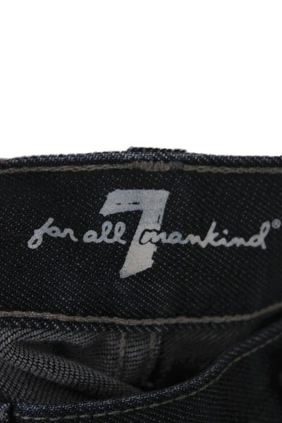 7 For All Mankind Mens Straight Jeans Blue Cotton Size 33
