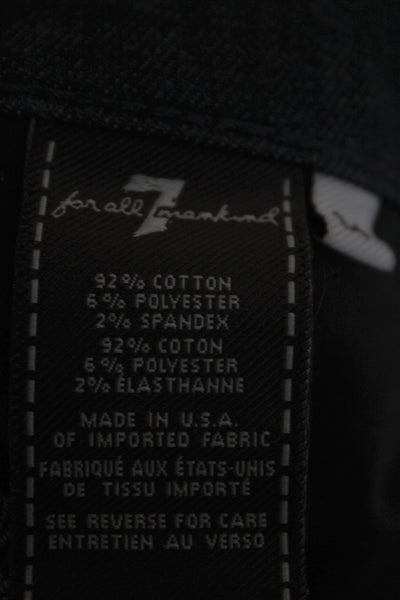 7 For All Mankind Mens Straight Blue Cotton Jeans Size 34
