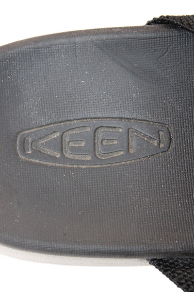 Keen Womens Canvas Ankle Style Sandals Black Size 9.5
