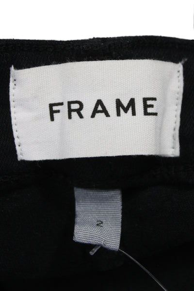 Frame Womens Black Skinny Jeans Size 2