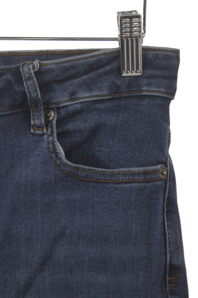 Frame Womens Bootcut Mid Rise Jeans Blue Cotton Blend Button Size 28