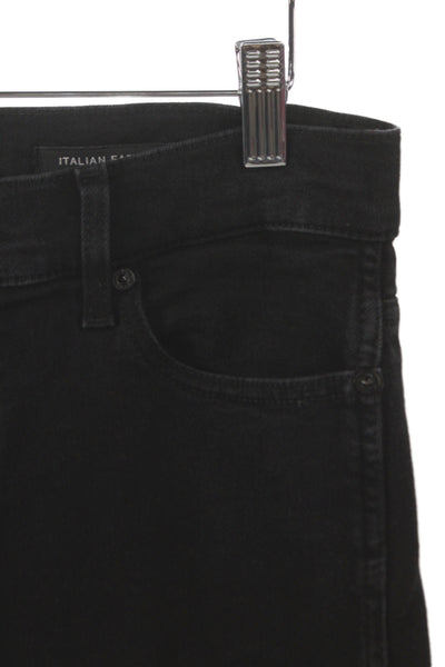 7 For All Mankind Womens Straight Black Cotton Jeans Size 29