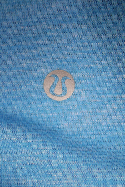 Lululemon Women Sleeveless High Neck Basic Polyester Tank Blue Size 4
