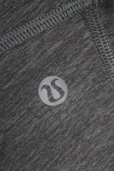 Lululemon Womens Basic Gray Scoop Neck Tank Sleeveless Pullover Size 2