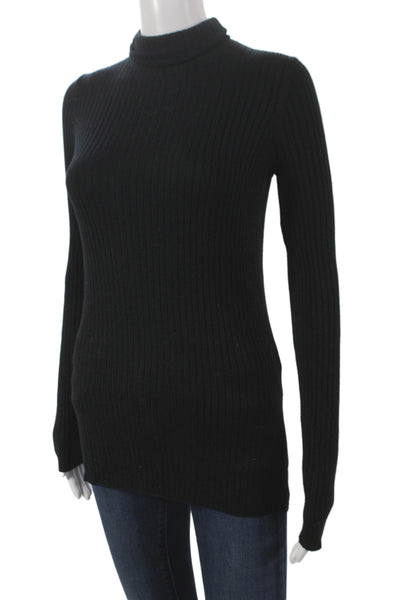 Vince Womens Black Turtleneck Pullover Sweater Long Sleeve Size M