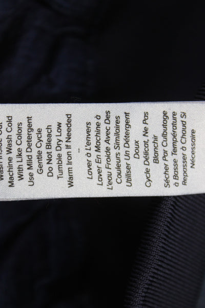 Cinq à Sept Womens Cargo Pants Blue Pull On 99% Cotton Size L