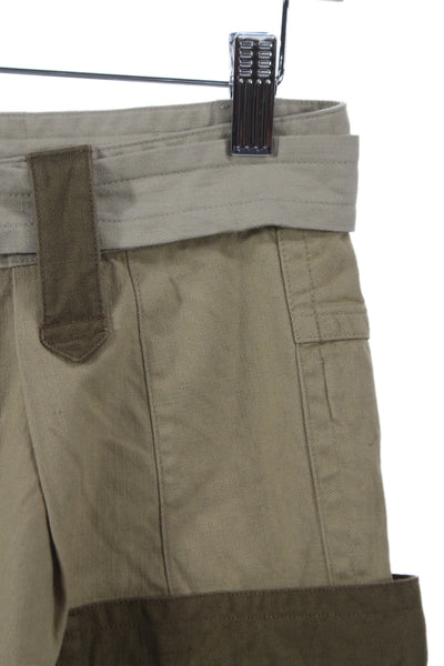 Isabel Marant Etoile Women Cargo Pants Beige Size 38