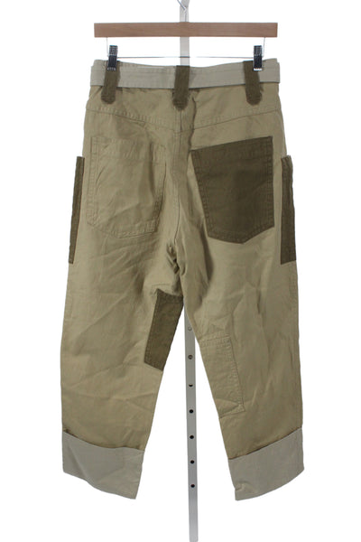 Isabel Marant Etoile Women Cargo Pants Beige Size 38