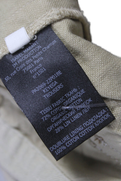 Isabel Marant Etoile Women Cargo Pants Beige Size 38