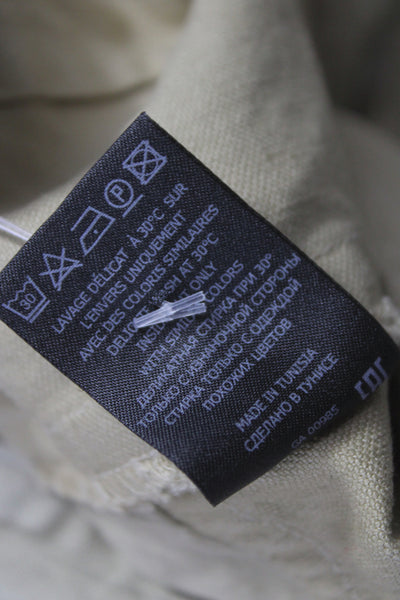 Isabel Marant Etoile Women Cargo Pants Beige Size 38