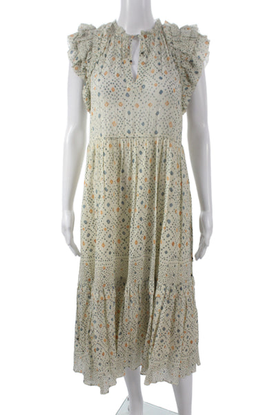 Ulla Johnson Womens Ivory Linen Pantsuit Sleeveless Size 0