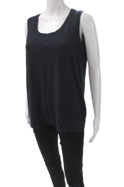 St. John Collection Womens Ivory Basic T-Shirt Round Neck Short Sleeve Size M