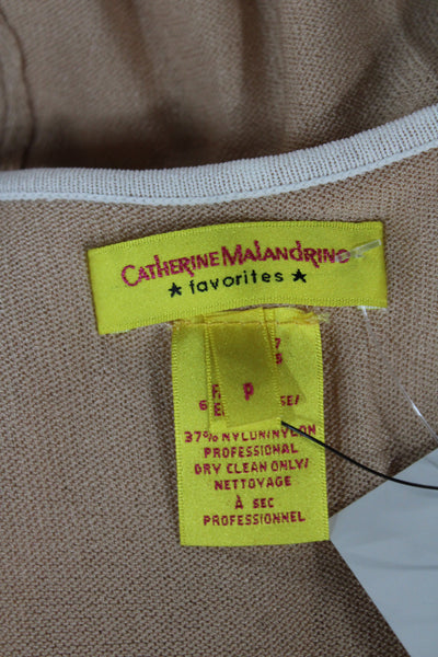 Catherine Malandrino Women Sweater Dress White Mini Size S